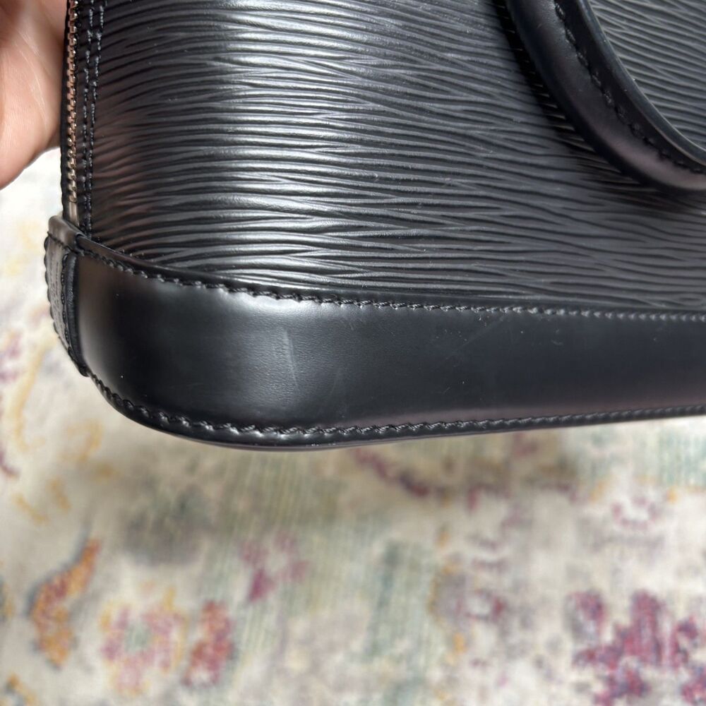 Louis Vuitton LV Alma BB Black Epi Handbag - Picture 9 of 13